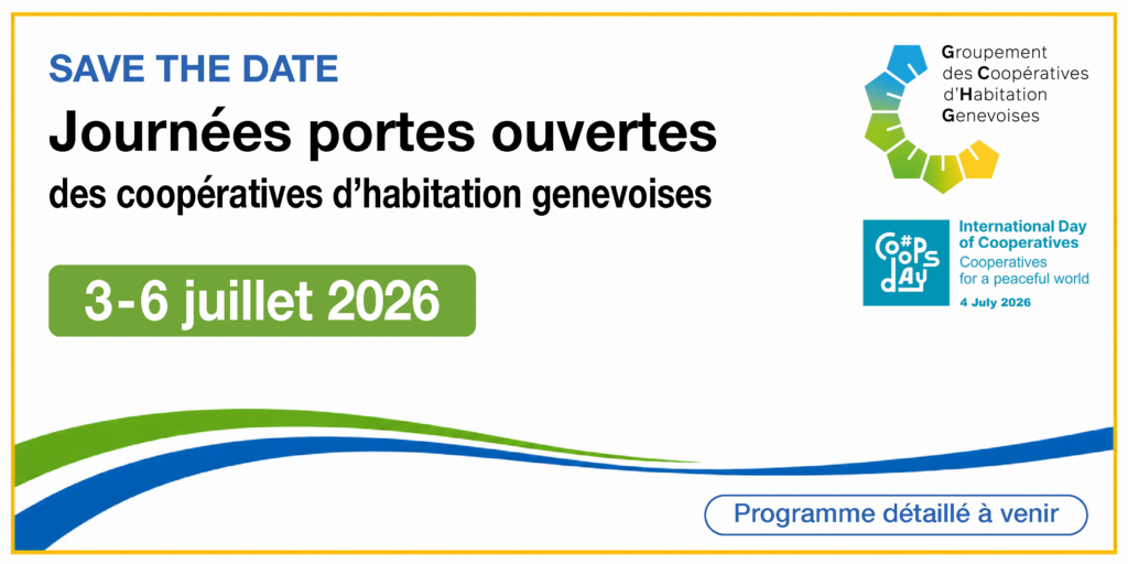 Journées portes ouvertes des coopératives d'habitation genevoises